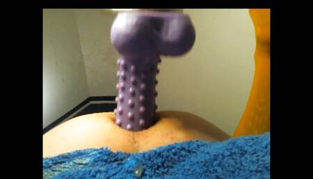 The Fucking Machine and the 10 inch Dildo