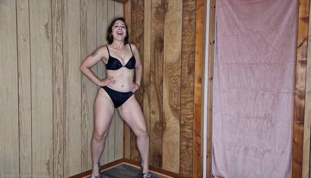 Are You Hard For Me, Man Behind the Screen? Curvy Girl JOI Cum Countdown Satin Panties Big Cleavage - 720p MP4