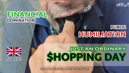 Just an ordinary shopping day FULL | HD | SUB ENG - public humiliation, financial domination, foot fetish, verbal humiliation