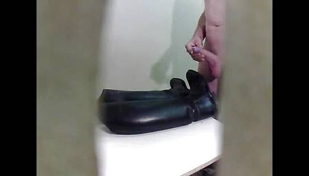 cum on ridingboots