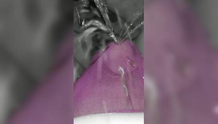 Pissing Fountains and Spraying Piss Everywhere Through Underwear Compilation