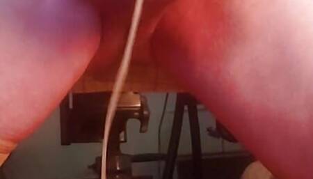 cummin at ya on my knees with ropes of cum