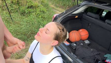 Outdoor Car Sex with Cum in Mouth - CoupleJoLa