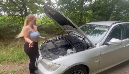 Autopanne! Hilf und f*ck mich!! ????\n