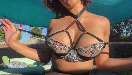 Lactating in My Lingerie