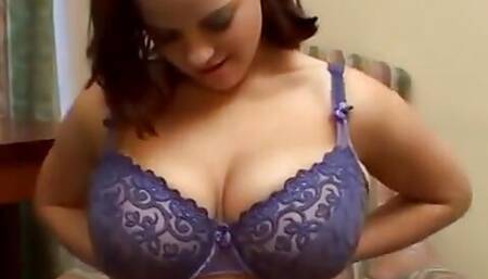 Big Breasted Teen Sucks a Stud's Cock