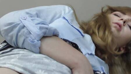 cute 18 years old girl plays with sex toys