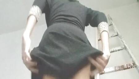 my moroccan fat ass in my hijabi black dress