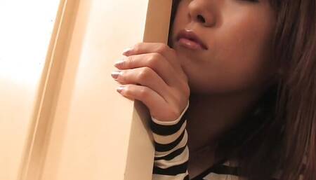 Japanese Saaya Hazuki masturbates and sucks dick uncensored.