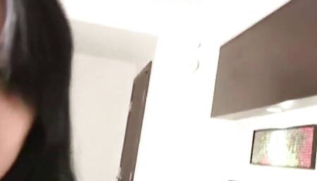 Sweet Josie ass rubbing dick