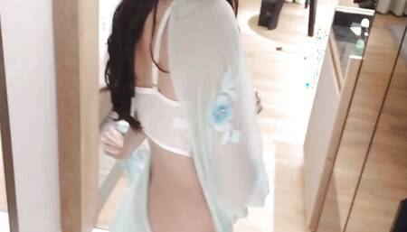Indian Girl in SAREE fucked by Boyfriend