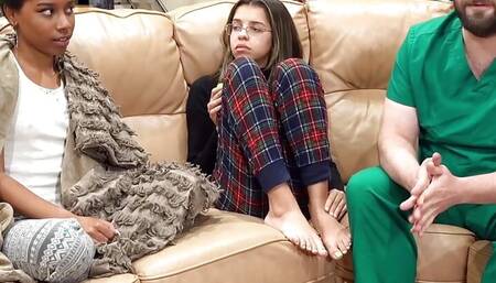 The Cum Clinic Extraction #8 With Dr Aria Nicole & Doctor Tampa, Sexy Female Doctor Jerks & Sucks Cock,