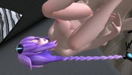 3D Hentai Purpleheart missonary sex