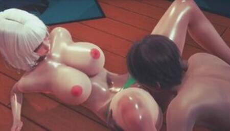 Big Boobs Girl Fucked in Toy's Room - Hentai - (Uncensored)