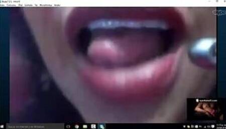 Skype with unfaithful lady