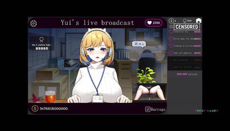 Notsister Live Broadcast - Busty Babe Sexcamming on the Office