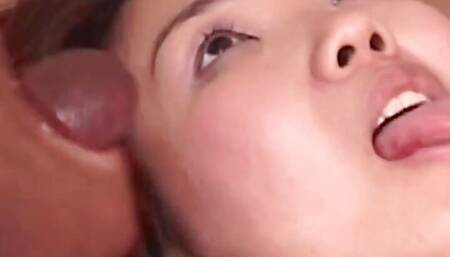 Asian Slut Heidi Ho in Hot Interracial Threesome with Two Guys