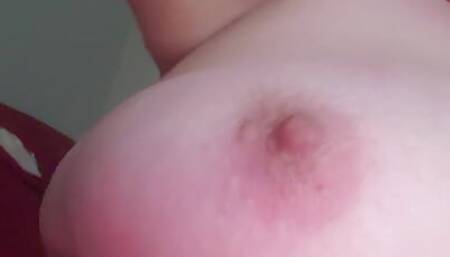 Whipping my tits red