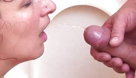 Kinky Mature Sex on a Public Toilet