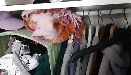 Cummin in my stepdaughter room and panties #2