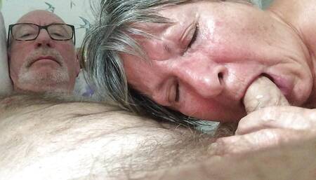 Linda sucking cock
