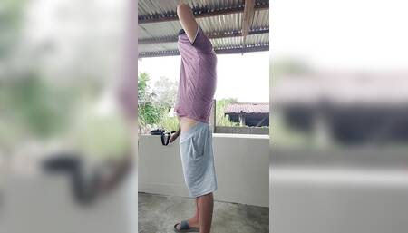 Jakol outdoor maramihang putok ng tamod outdoor fun masturbating