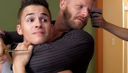 Blond daddy Christopher Daniels breeds petite Andy Taylor