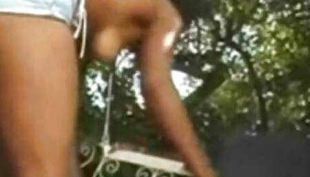 Black Girl Strokes White Cock