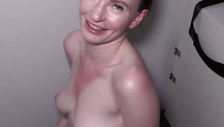 Lauren - FirstGloryhole in Adult Theater Episode 1