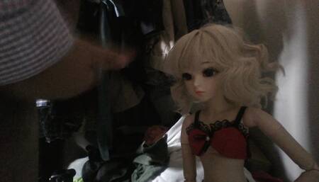OLD FOOTAGE! Cumming on Alessa in Lingerie!