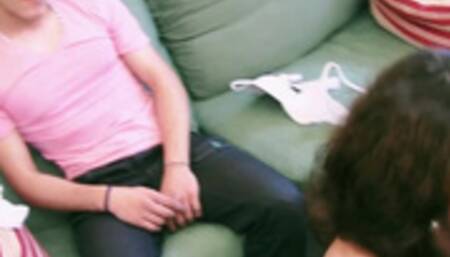 Funny spanish cuckold scene