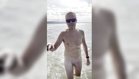 Nude beach walk!