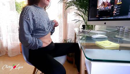 I Seduce My Spanish Erasmus and He Can't Stop Cumming Inside of Me Before 8m - Cherry Lips 4K