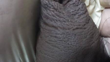 Three friends hand to one friend cream pie cuming out