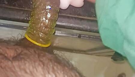 Sex Toy Series - 2 , cum in condom fucking sex toy