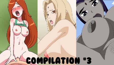 PornComicsAnimation Compilation #3 - Sakura, Tsunade, Raven Fuck Animation (Anime Hentai) (Hard Sex) Uncensored. Full