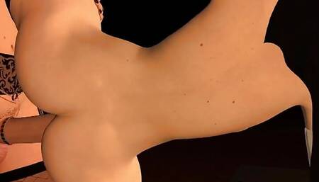 Futa Nuns Fucking with a Leg Over the Shoulder  3D Porn