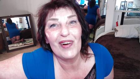 717 Finally!! a New JOI From Dawnskye Kisses and Filthy Talk and Thick Thighs, Blue Tight Dress