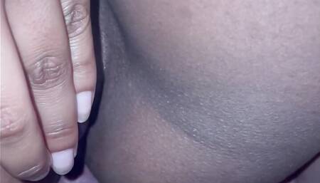 Teen ebony night on motel pussy, anal plug cat tail and double penetrated