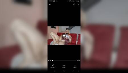 Sol29x this naughty blonde killing it and cumming