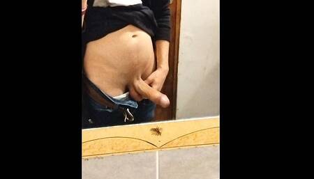 Masturbating in Front of the Mirror