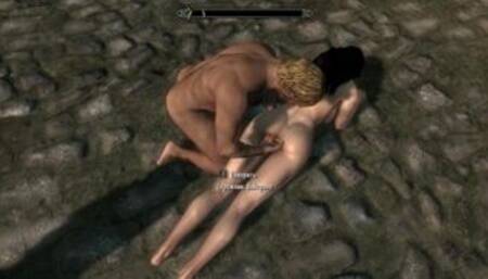 Секс с чудо женщиной прямо на улице города | Порно Игры