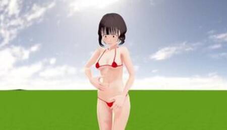 【変態水着】グラビアで用意された水着が小さすぎてほぼ裸【マイクロビキニ】