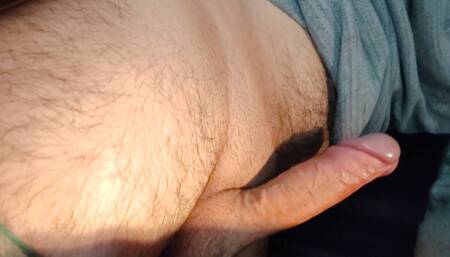 A solo handjob