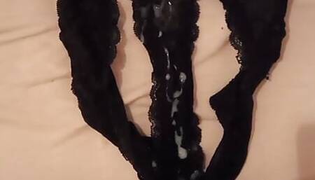 Cumming on one woman's panties