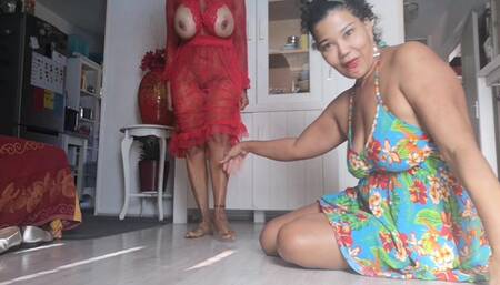 Stepsisters Pussies Creampied and Squirting. Close up View