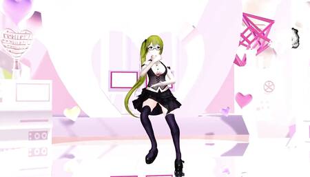 Kagura Suzu Hentai Undress Dance Virtual Youtuber Glasses Girl Nude Ponytail - Blonde Hair Color Edit Smixix