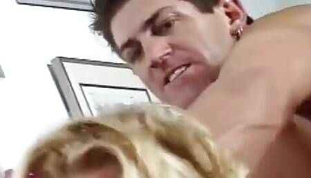 Super Hot Blonde MILF with Massive Big Tits Loves Getting Ripped by a Long Cock