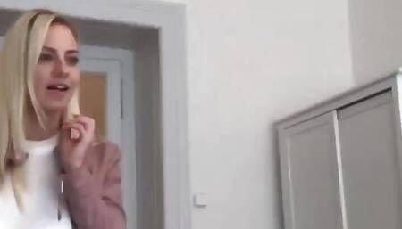 Eurosexdiary Big Tit Euro Blonde Falls for Foreigner Charm