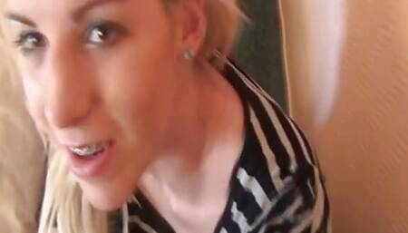 Private video released of Gabriela naive blonde teen filmed